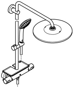 GROHE 26401001 - Sprchový systém VITALIO JOY SYSTEM 310, lesklý chróm