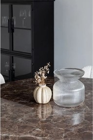 Okrúhly jedálenský stôl s doskou v dekore mramoru ø 110 cm Maru – White Label