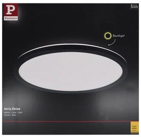 Paulmann 70998 - LED/16W Panel prisadený ATRIA 230V 3000K čierna