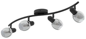 Eglo 98626 - Bodové svietidlo POLLICA 4xE14/28W/230V