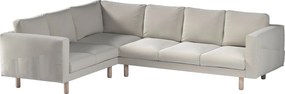 Norsborg poťah na rohovú sedačku - 5 os. farba produktu sivá látka zamatová