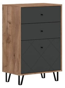 Komoda Bilbao 63,4 cm dub Craft Tobacco