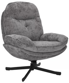 Otočné křeslo Harper šedé