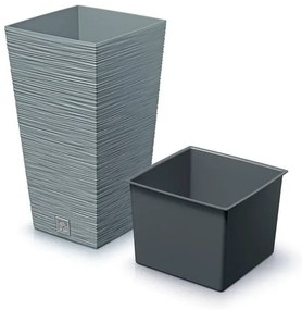 Prosperplast Kvetináč Furu Square (betón, 395x395x755)  (100378489)