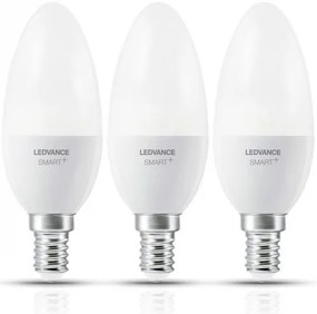 SADA 3x LED Stmievateľná žiarovka SMART+ E14/5W/230V 2700K-6500K - Ledvance