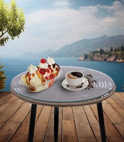 Set záhradného nábytku z technoratanu NAPOLI