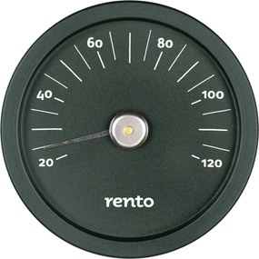 RENTO Teploměr do sauny kulatý - JUNIPER (tm.zelený)