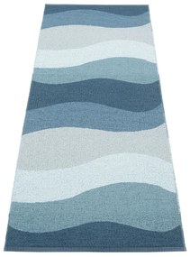 Modrý vnútorný a vonkajší behúň 70x200 cm Urvi Water – Pappelina