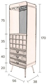 Drevená vinotéka Dutchbone Vino