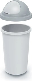 Odpadkový kôš COMPACTO ROLL 30 L popolavo sivý/svetlosivý