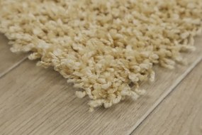 Vopi, AKCIA: 95x120 cm Koberec metráž Color Shaggy béžový - neúčtujeme odrezky z role - obšitý zo všetkých strán, šíře, béžová, ab (mriežka), detská izba