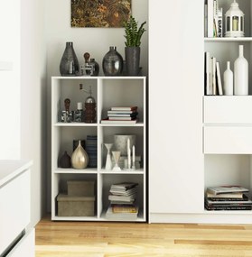 Knižnica QUAD2 biela