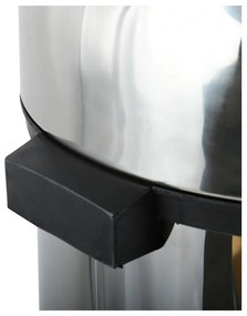 Dotykový oceľový odpadkový kôš v lesklo striebornej farbe 30 l – MSV