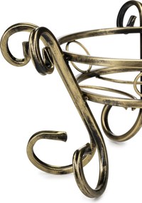 STOJAN NA KVETINÁČ SHANE 21X38 CM ZLATÁ