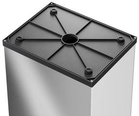 Veľkoobjemový odpadový box Big-Box Swing L, 35 l, samozatvárací, nerez lesklý