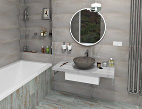 Sapho Sapho, AVICE doska pod umývadlo 100x50cm, hrúbka 5cm, dub Rover, AV104