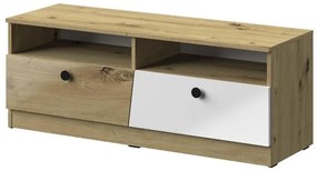 TV stolík Nero 08 dve zásuvky – Čierna Lesk