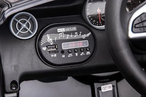 LEAN CARS Elektrické autíčko Mercedes SLC 300 LED MP3 červené
