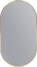 Erga Oval, oválne zrkadlo 55x100cm, zlatý rám, ERG-V01-OVAL-5510-GD