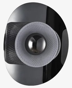 Zuma Line MB2293-1S-3BCT - LED nástenné svietidlo DIOP LED/8W/230V čierna/dymová č.