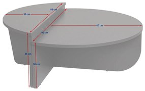 Konferenčný stolík Orion Atlantic Pine