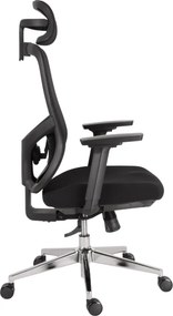 Kancelárska ergonomická stolička Neoseat ALLY — čierna, nosnosť 150 kg
