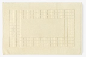 Goldea kúpeľňová froté predložka mozaika – smotanová 50 x 70 cm