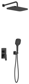 KFA Armatura 4529-501-81 - Sprchová súprava s podomietkovou batériou MALAGA čierna
