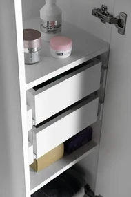 Sapho Sapho, ESPACE otvorená policová skrinka 20x60x22cm,biela (ESP140), ESC140-3030