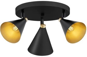 Argon 6244 - Bodové svietidlo LUCINDA 3xE14/7W/230V čierna