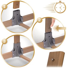 Bočná postieľka pre novorodencov s nastavením výšky Nukido NK-243