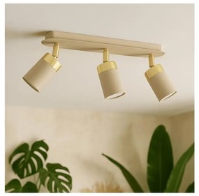 Brilagi - Bodové svietidlo POKER 3xGU10/25W/230V béžová 5902693723547