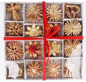 Dekorácia na zavesenie 6 cm 22 ks 48334