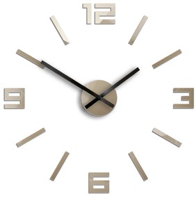 Nástěnné hodiny Arabic 50 cm šedohnědé