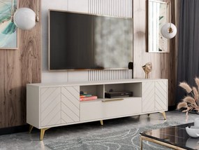TV Stolík/Skrinka Siprynt 2D1SZ, Farby: pieskovo béžová
