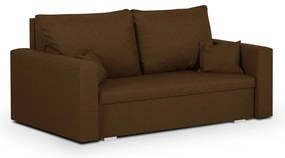 Pohovka pre 2 osoby s funkciou spania MONDI Hnedá