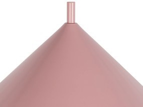 Dizajnová stojaca lampa ružová - Triangolo
