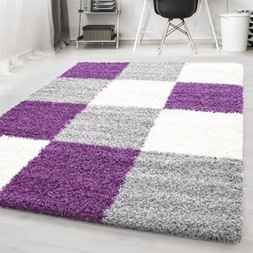 Koberce Breno Kusový koberec LIFE 1501 Lila, fialová, viacfarebná,160 x 230 cm
