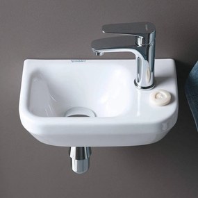 DURAVIT DuraStyle závesné umývadielko s otvorom vpravo, bez prepadu, 360 x 220 mm, biela, 0713360000