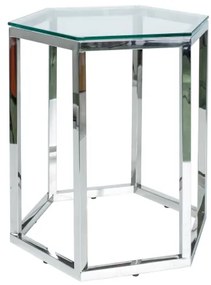 Konferenčný stolík Cathey (sklo + chrómová). Vlastná spoľahlivá doprava až k Vám domov. 1050062
