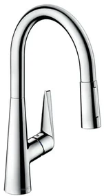 Drezová batéria Hansgrohe Talis s vyťahovacou spŕškou, 2 prúdy chróm 72817000