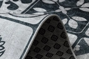 Protišmykový behúň LOTUS CLOVER 60970 sivý