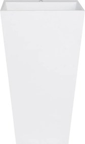 Besco Voľne stojace umývadlo z liateho mramoru Vera UM VS-OPB 50x42x85 cm, s otvorom pre batériu