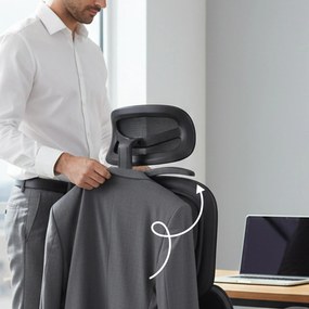 Kancelárska stolička Lothenda - čierna