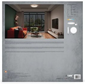 Ledvance - LED Stropné svietidlo ORBIS HELMAN LED/36W/230V pr. 48,5 cm strieborná