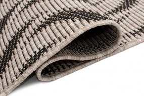 Behúň Floorlux 20586 strieborný / čierny