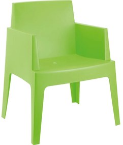 BOX záhradné kreslo s podrúčkami tropical green