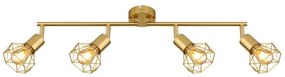 Globo 54802GB-4 - Bodové svietidlo XARA I 4xE14/40W/230V zlatá
