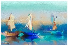 Obraz - Obraz krajiny, maľba (90x60 cm)