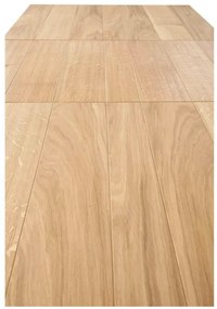 Jedálenský rozkladací stôl Fiesta 200/280 cm dub prírodný/čierny